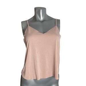 Brandy Melville Crop Tan Tank top One Size